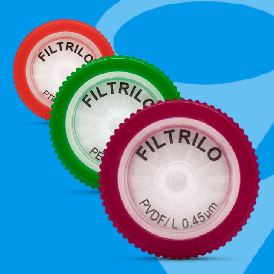 Linha de filtros de seringa Filtrilo